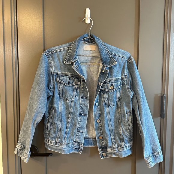 Everlane Denim Jacket, Classic Blue Wash, S - Picture 1 of 2